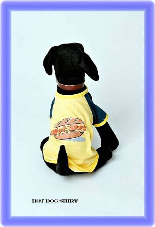 hundeshirt hot dog f�r mops shiu tsu westie u �