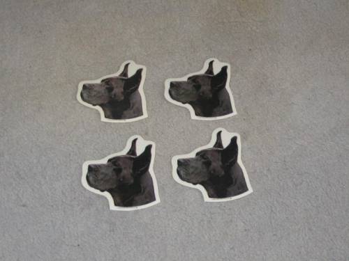 aufkleber klein dogge gratis versand